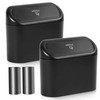 NBTEPEM Car Trash Can with Lid - 2 Pack, Mini