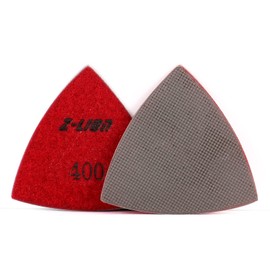 Z-Lion Diamond Sanding Pad Electroplated Triangle 400 Grit Oscillating Tools