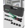 UTZIKO Hydraulic Crimping Tool - 12T Crimping Force, 9 Pairs