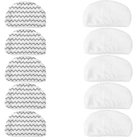 6 piezas de almohadillas de fregado y fregona reemplazables lavables Amyehouse para la mopa de vapor Bissell Powerfresh 1940 1440 1544 Series Modelo 1544A, 2075A, 1440, 1940W, 19404, Deluxe 1806
