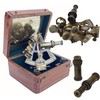 Medieval Replicas 5 inch Marine Sextant Large Brass Navigation Instruments