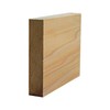 EWBB52 Square Edge 3-1/2" Tall x 3/4" Baseboard Moulding. Unfinished,