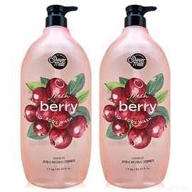 Farmers 샤워메이트 파머스 바디워시 크랜베리향 1.2L 2개 [샤워메이트 바디워시 복숭아1200ml x 2개] Shower Mate Farmers Body Wash Cranberry Scent 1.2L 2 Pack [Shower Mate Body Wash Peach 1200ml x 2]