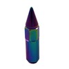 JDMSPEED New Neo Chrome 20PCS M12X1.5 Cap Spiked Extended Tuner