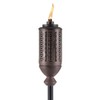 TIKI Cabos Metal Torch – 65-Inch Bronze Outdoor Torch for