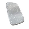 MANE by TIM & TAM SATIN CRIB Fitted Sheet (Grey