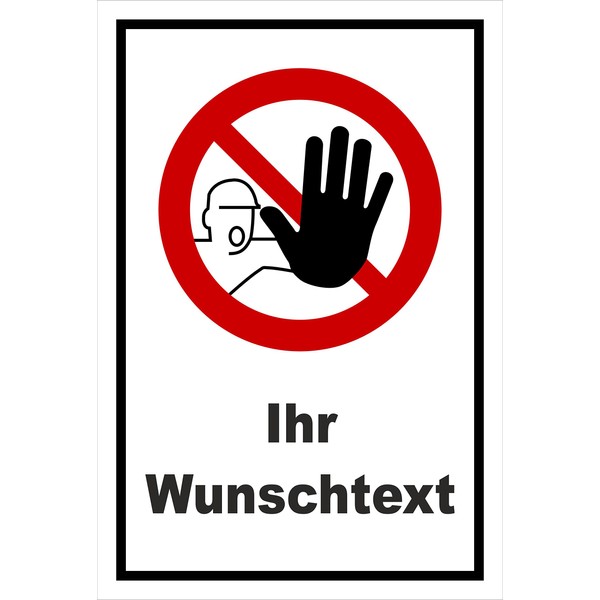 Sticker Sign – Private – Betreten verboten – Equivalent to