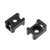 sourcingmap Cable Tie Mount Base Saddle Type Wire Holder Nylon