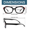 BLUELESS Oval Lens Reading Glasses for Women 10-pack Design Readers
