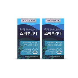 HL Science 닥터 스피루리나 120정 x 2박스 (2개월분) Dr. Spirulina 120 Tablets x 2 Boxes (2-Month Supply)