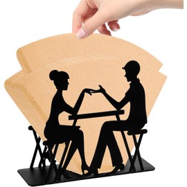 Coffee Filter Holder, Black Filter Bag Holder, Coffee Filter Holder for Storage, Holder for Coffee Filter, Up to 120 Filters, for Cafe, Hotel, Bar, Home