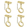 TERF® Polished Brass Ceiling-Mount Bracket for Up to 19mm Diameter
