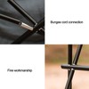 Hanging Rack Black Tripod Structure Folding Hanging Shelf with Storage