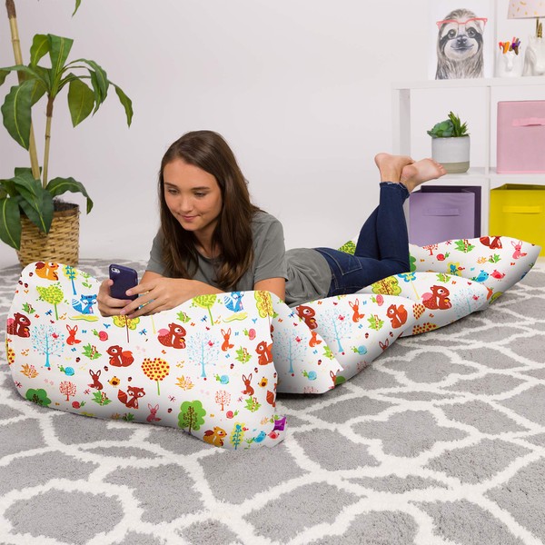 Kids Floor Pillow Cover - Premium Cushion and Lounger Covers