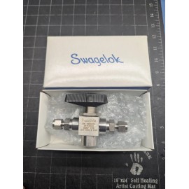 SWAGELOK New Swagelok SS-83XTS4 High Pressure 3-Way Ball Valve 1/4 OD x 1/4 OD x 1/4 FNPT