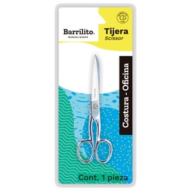 BARRILITO Tijera Costura de Acero Forjado Barrilito10.2 cms 4". 8642-4CN