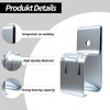BIAXJUNY Barn Door Hardware, Heavy Duty Box Rail Hanger Bracket,