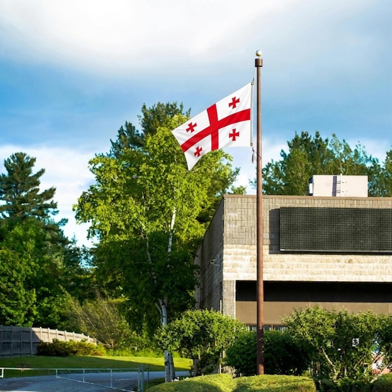Republic of Georgia Flag 3x5 Ft Double Sided with 2