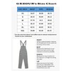GEZOUR Women's Classic Checkerboard Bib Overalls - Black & White