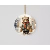 Twisted R Design Christmas Bear Ceramic Christmas Ornament, Christmas Tree
