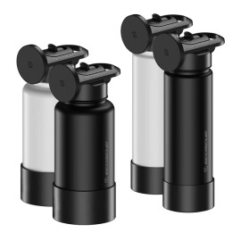 scosche Black Insulated Water Bottle with Built-In MagSafe Compatible Phone Mount