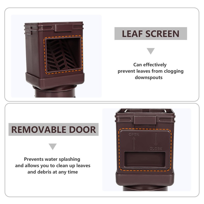 Downspout Leaf Filter,Leaf Removers,Downspout Filters, Downspout Screen Filters, Fits 2X3