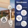 IVYSUN Shade Replacement Parts,Compatible with Coolaroo Exterior Roller Shade(Sand,3 Set)