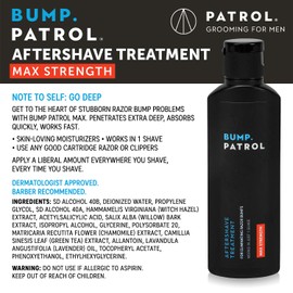 Bump Patrol Maximum Strength Dermatologist Approved Moisturizing Aftershave Formula - 2 Ounces 2 Pack