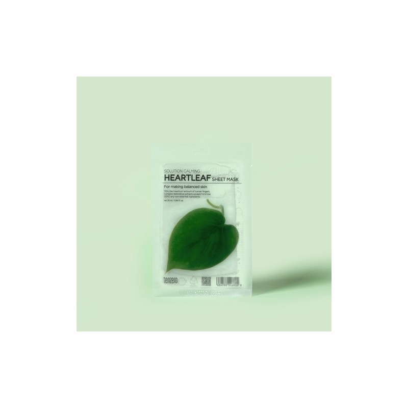 TenZERO Solution Calming Houttuynia Cordata Sheet Mask 25ml x 10ea