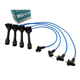 High Performance Racing Spark Plug Wires Compatible with Prizm Celica Corolla Paseo 1.5L 1.6L 1.8L 5EFE 4AFE 7AFE L4 Gas 1992-1997 Blue