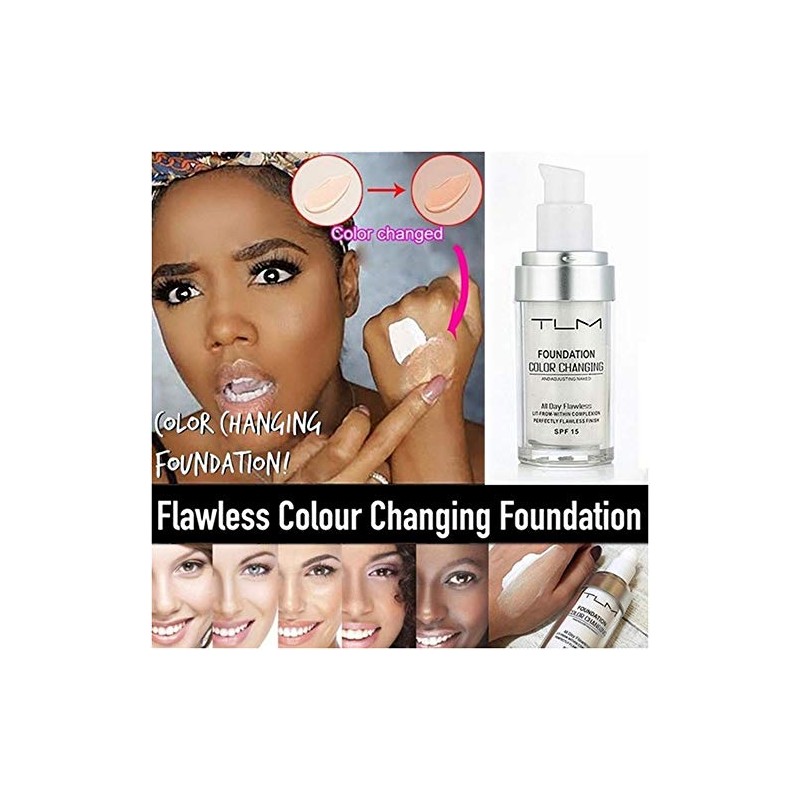 Bestland Set Maquillaje Piezas Tlm Base Que Cambia Color Acabado
