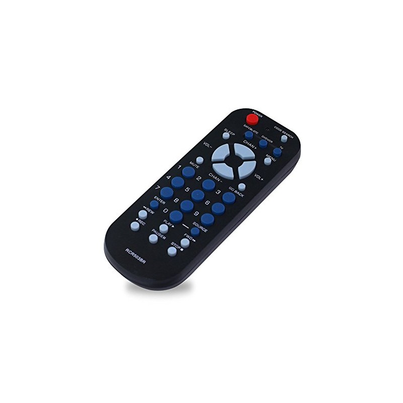 ALLIMITY New RCR503BR 3-Device Palm-Sized Universal Remote Control for RCA