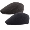 YSense Beau 2 Pack Flat Caps Hats Winter Caps Mens