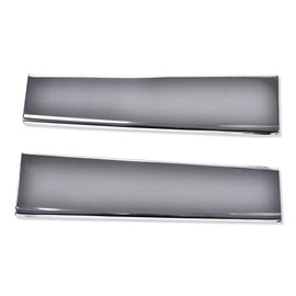 G-PLUS Fender Molding Trim Compatible with 81-88 Oldsmobile Cutlass Supreme/Salon,Front Lower Fender Molding Chrome Housing Pair 25530752 25530753