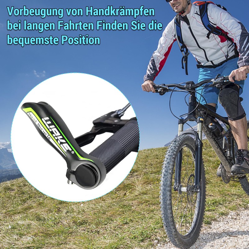 Lixada Bicycle Handlebar Ends Aluminum Alloy MTB Mountain Bike Handle