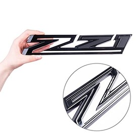 2019-2021 Z71 Emblem Badges for Silverado 2PCS (Gloss Black)