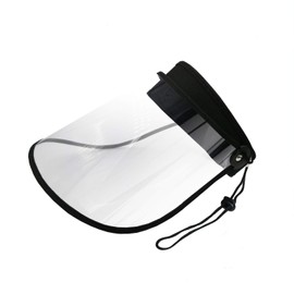 Figfly Rain Visor, UV Protection, 90% Rain Clear Visor, Eye Media, Transparent, Stylish, Rain Gear, Bicycle, Wide Brim