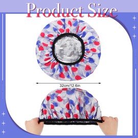 2 Pcs Deep Conditioning Cap, Double Layer Heat Cap Steam Cap Processing Caps Shower Cap for Natural Hair Deep Conditioning