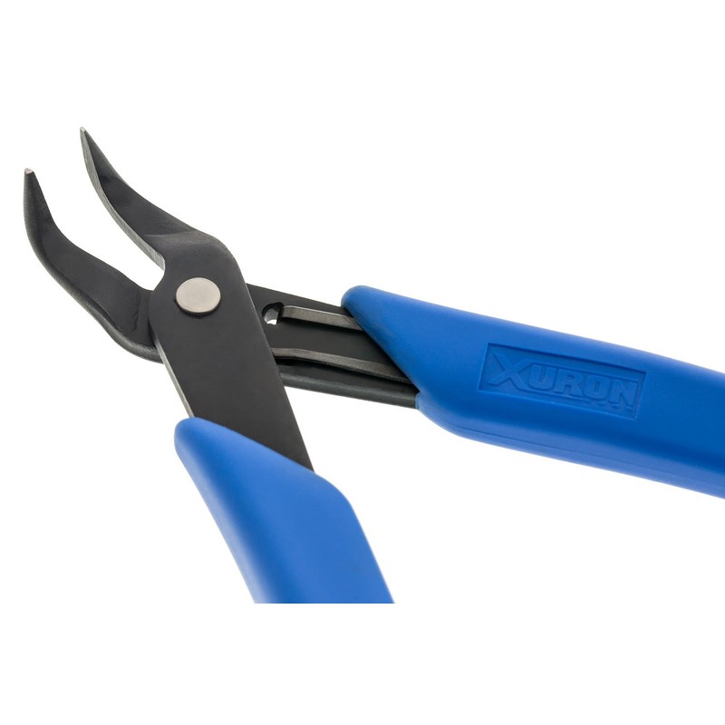 Xuron 486 Long Nose Pliers Curved 90° with Smooth Gripping
