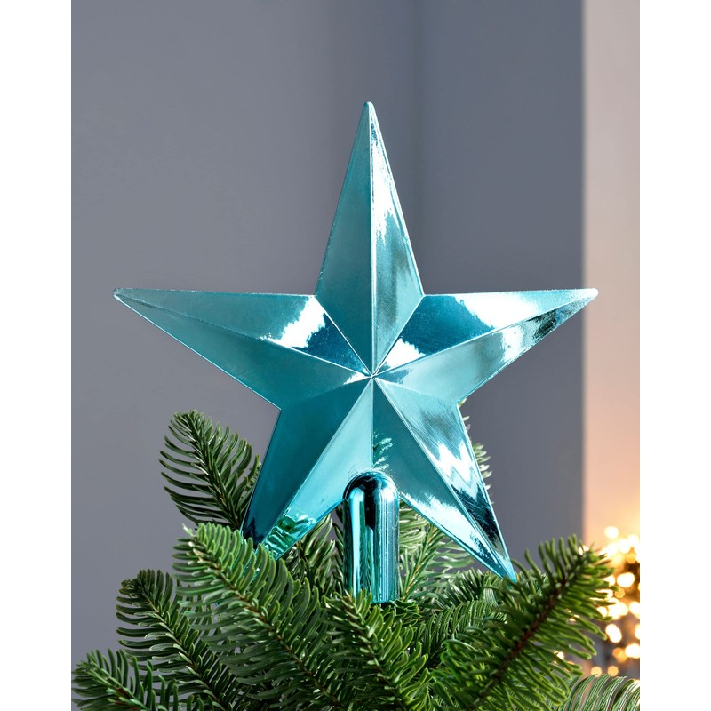 WeRChristmas Shatterproof Baubles Decoration Pack with Tree Topper and Garland