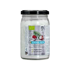 Bremer Gewürzhandel Coconut Oil Virgin Organic, Cold Pressed, Coconut Oil for Frying, Baking and Frying, 250 ml