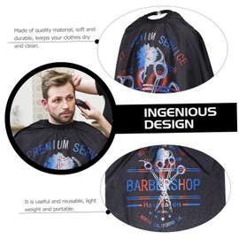 Beavorty 3 Pcs Hairdressing Cloak Barber Cape Hair Cutting Apron Salon Cape Durable Comfortable for Adults Boys and Girls