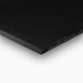 HDPE (High Density Polyethylene) Plastic Sheet 1/2" x 2" x 12" Black Color