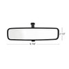 United Pacific 60053 Black 10" Day/Night Interior Rearview Mirror Assembly