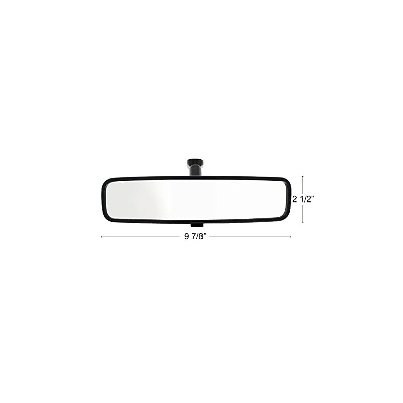 United Pacific 60053 Black 10" Day/Night Interior Rearview Mirror Assembly
