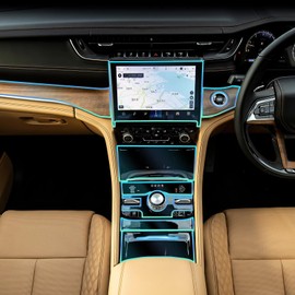 FDAIUN Car Interior Parts Protection Film, For Jeep Grand Cherokee 2021-2024, TPU Protective Film, Pre-Cut Film, Scratch Guard, Anti-Scratch, Self-Healing Function, Car Wrapping Film for Jeep Grand