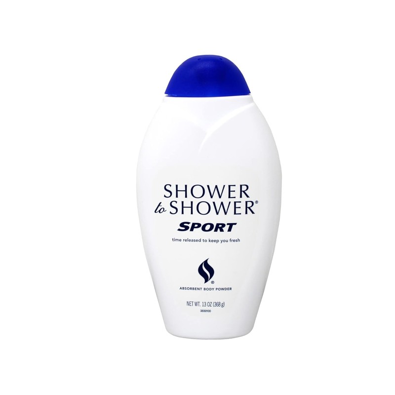 Shower To Shower Powder, 13 oz, Sport, 6-Pack
