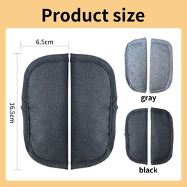 2 Pairs Car Seat Covers, Car Seat Belt Cushion Covers, Backpack Shoulder Pads, Stroller Seat Belt Shoulder Cushion Covers