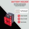 Battery Holder for Milwaukee M18 18V Battery, Wall Mount Batteries
