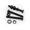 LBY 8 Sets 5/16-18×2-1/2'' Hex Head Screws Bolts(Fully Threaded), Nuts(Heavyd),